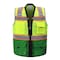 2W International Premium Surveyor Vest, Green, Medium, Class 2 SV544GRC-2 M - alternate 1